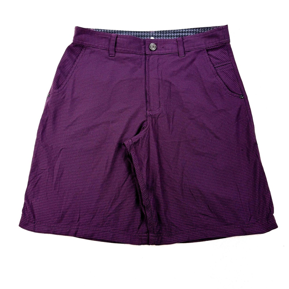 Lululemon Golf Shorts Purple Herringbone Stretch 34Wx10" Chino
